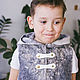 Felted vest for boy 'White Bear'. Childrens vest. Nataly Kara - одежда из тонкого войлока. My Livemaster. Фото №4
