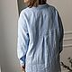 Oversize women's shirt, color blue. Shirts. molinialife. Online shopping on My Livemaster.  Фото №2