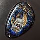 The spirit helper. Pendant painted: Night Watch (tiger, night city). Pendant. lacquer miniature. My Livemaster. Фото №5