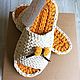 Slippers knitted 37-38p. Slippers. irina-sag. Online shopping on My Livemaster.  Фото №2