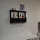 Wall shelf for wine and glasses ' classic'. Shelves. Color Wood. Online shopping on My Livemaster.  Фото №2