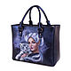 Large leather bag 'White tiger'. Classic Bag. Pelle Volare. Online shopping on My Livemaster.  Фото №2