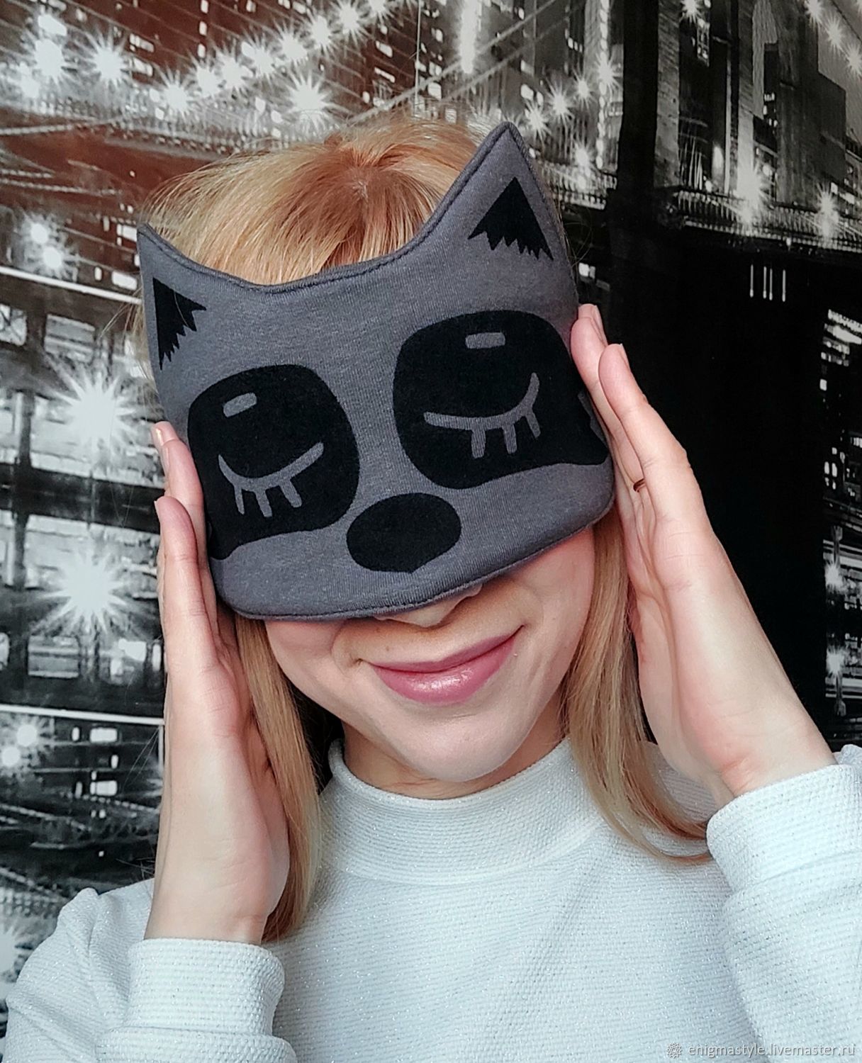 Raccoon Mask for Mafia Game, Perky Game Mask with Elastic Band – купить на  Ярмарке Мастеров – UHRKCCOM | Table games, Novosibirsk