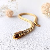 Украшения handmade. Livemaster - original item Snake necklace/bracelet made of Japanese beads. Handmade.