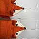 Заказать Варежки вязаные Лисы шерстяные. Лена Коробова (lazylazyknits). Ярмарка Мастеров. . Варежки Фото №3
