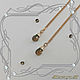Earrings 'Briolet-broach' gold 585, Rauch-Topaz. Earrings. MaksimJewelryStudio. My Livemaster. Фото №4