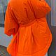 Orange kimono coat. Coats. cashmerestory. Online shopping on My Livemaster.  Фото №2