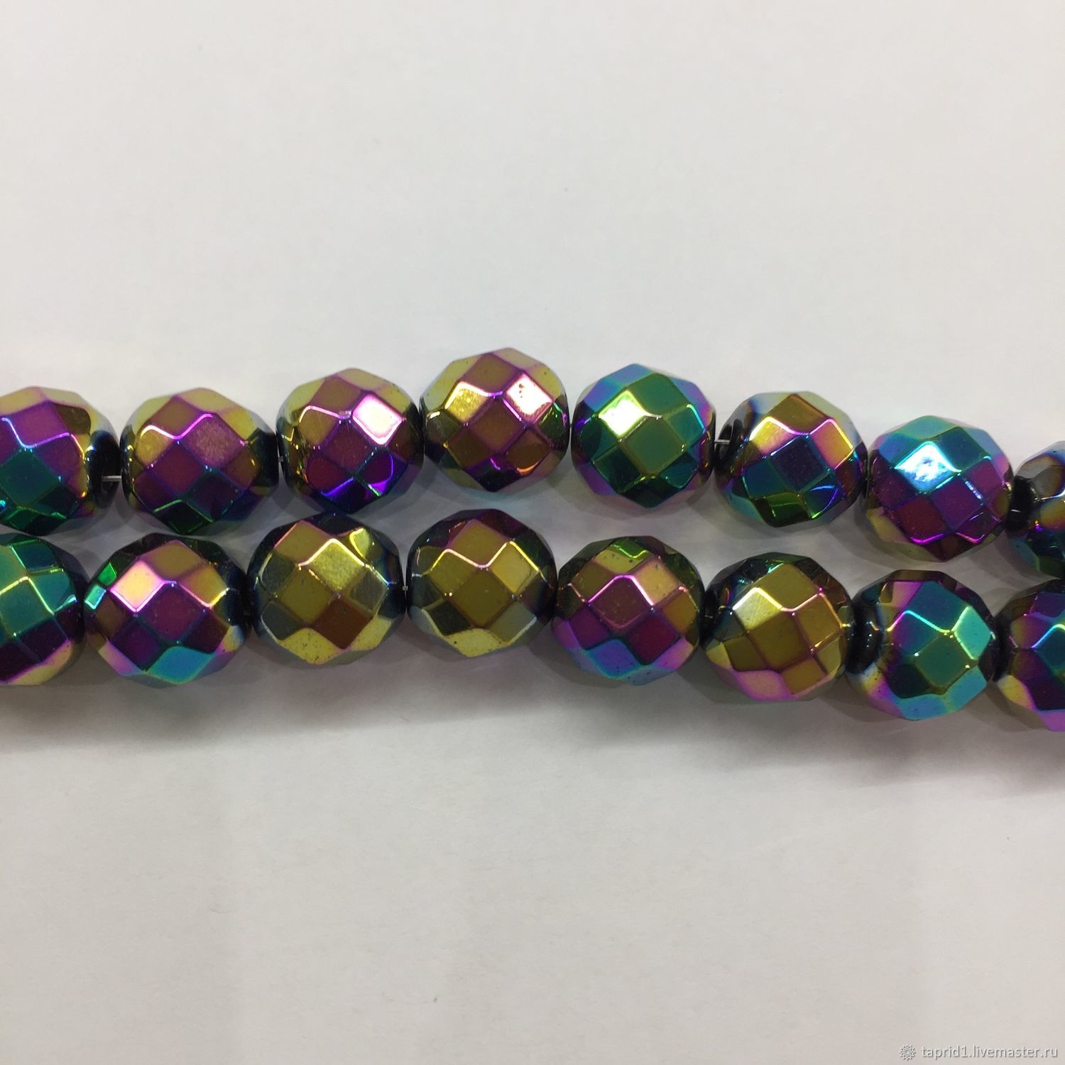 Гематит гальванизированный радужный бусины 10 мм купить в интернет ...