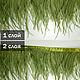 Order Braid of ostrich feathers 10-15 cm marsh-green. Weakne - furniture and fabrics (weakne). Livemaster. . braid Фото №3