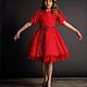 Шикарное платье "Red Chic", Платья, Москва,  Фото №1