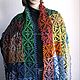Шарф, палантин шерстяной вязаный "Петербургские тайны". Шарфы. IRINA GRUDKINA Handmade Knitwear. Ярмарка Мастеров.  Фото №7