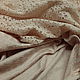 Мягкий жаккард цветочный кремово-молочный "Ажурные цветы". Ткани. Ксения (galaxyplanet75). Ярмарка Мастеров.  Фото №6