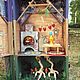 Order Suitcase Hut on chicken legs No. №3. suitcases & fairy tales. Livemaster. . Doll houses Фото №3