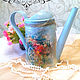 Decoupage watering can 'Watercolor summer'. Heads. Olga Verner. Online shopping on My Livemaster.  Фото №2