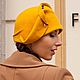 hats: Felt hat yellow daffodil. Hats1. EDIS | дизайнерские шляпы Наталии Эдис. My Livemaster. Фото №6