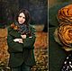 Полупальто " Бархат осени". Пальто. Творческая мастерская 'Сундучок' (MoiSunduschok). Интернет-магазин Ярмарка Мастеров.  Фото №2