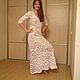 Cotton crocheted dress 'Fishnet'. Dresses. Shop Tatiana Panova. Online shopping on My Livemaster.  Фото №2