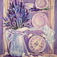 Oil painting on canvas. Lavender mood, Pictures, Moscow,  Фото №1