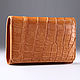 Women's wallet made of genuine crocodile leather IMA0216UUK45, Wallets, Moscow,  Фото №1