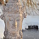 Buddha's head with a crown on a tree stand, Figurines, Azov,  Фото №1