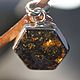 Метеоритный кулон гексагон метеорит Сеймчан шестигранник. Кулон. MeteoriteArt. Интернет-магазин Ярмарка Мастеров.  Фото №2