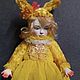 Тедди долл Зая жёлтая. Тедди Долл. Люлюкины куклы (lyulyukindolls). Ярмарка Мастеров.  Фото №8