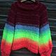 Knitted sweater 'Big City Lights'. Sweater mohair, Sweaters, Samara,  Фото №1