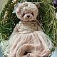 Медведь игрушка Тедди Лаура. Мишки Тедди. Besfamilnaya Olya Мишки тедди  (magic-decor). Интернет-магазин Ярмарка Мастеров.  Фото №2