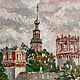  Oil sketch 'Novodevichy Monastery', Pictures, Moscow,  Фото №1