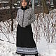 Юбка из шерсти с орнаментом и бахромой. Юбки. RITATULYA. Интернет-магазин Ярмарка Мастеров.  Фото №2