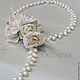 БУСЫ. GOCCIA. Колье. Кумпан Юлия FLOWERS  ACCESSORIES. Интернет-магазин Ярмарка Мастеров.  Фото №2