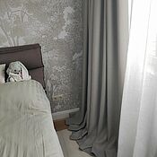 Для дома и интерьера handmade. Livemaster - original item CURTAINS: Blackout curtains in the bedroom 