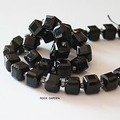 Материалы для творчества handmade. Livemaster - original item Sherl (black tourmaline) cubes 8mm (No№103). Handmade.