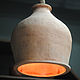 Подвесной светильник из керамики. Большой, Потолочные и подвесные светильники, Абакан,  Фото №1