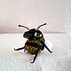Bumblebee brooch 'The First. Spring.', Brooches, Irbit,  Фото №1