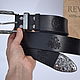  Men's TITANIUM belt is high-quality. Straps. Leathercrat Products (REViOR). My Livemaster. Фото №6