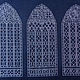 Заказать Схема для вышивки Blackwork: Готические окна. LD-blackstitch. Ярмарка Мастеров. . Схемы для вышивки Фото №3