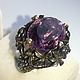 Ring with natural amethyst, Ring, Voronezh,  Фото №1