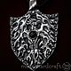 Phoenix Heart pendant silver with garnet. Pendants. moonshard. Online shopping on My Livemaster.  Фото №2