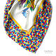 White Handkerchief Batik 'Majolica' Silk 100% Hand-painted. Shawls1. Silk Batik Watercolor ..VikoBatik... My Livemaster. Фото №6