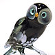 Interior figurine made of colored glass Owl Uliana S. Figurines. In Glass. Online shopping on My Livemaster.  Фото №2