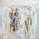 White Abstract Painting - 90 x 90 cm - Original oil painting, Pictures, Anapa,  Фото №1