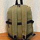 Винтаж: Винтажный нейлоновый рюкзак DREM OLIVE. Сумки винтажные. Chic bags. Ярмарка Мастеров.  Фото №5
