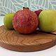 Тарелка-доска Quercus из дуба и граба. Тарелки. Quercus-1. Интернет-магазин Ярмарка Мастеров.  Фото №2