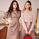 Mocha wool silhouette dress, brown wool dress, Dresses, Novosibirsk,  Фото №1