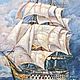 Oil painting'Sailboat Bold' 60-40 oil. Pictures. OMA-EVA. My Livemaster. Фото №4
