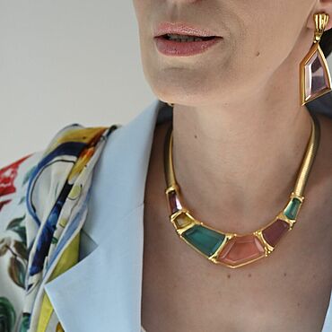 Винтаж ручной работы. Ярмарка Мастеров - ручная работа Винтаж: Колье  Givenchy. Handmade.
