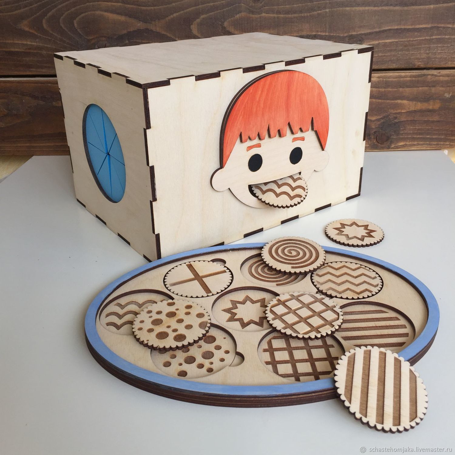 Tactile game 'Cookies for Sasha', Stuffed Toys, Petrozavodsk,  Фото №1