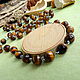 necklace with tiger eye, Necklace, Ekaterinburg,  Фото №1