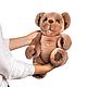 Мишка тедди из натурального меха большой коричневый. Мишки Тедди. Holich Toys Наталья Холкина. Ярмарка Мастеров.  Фото №6